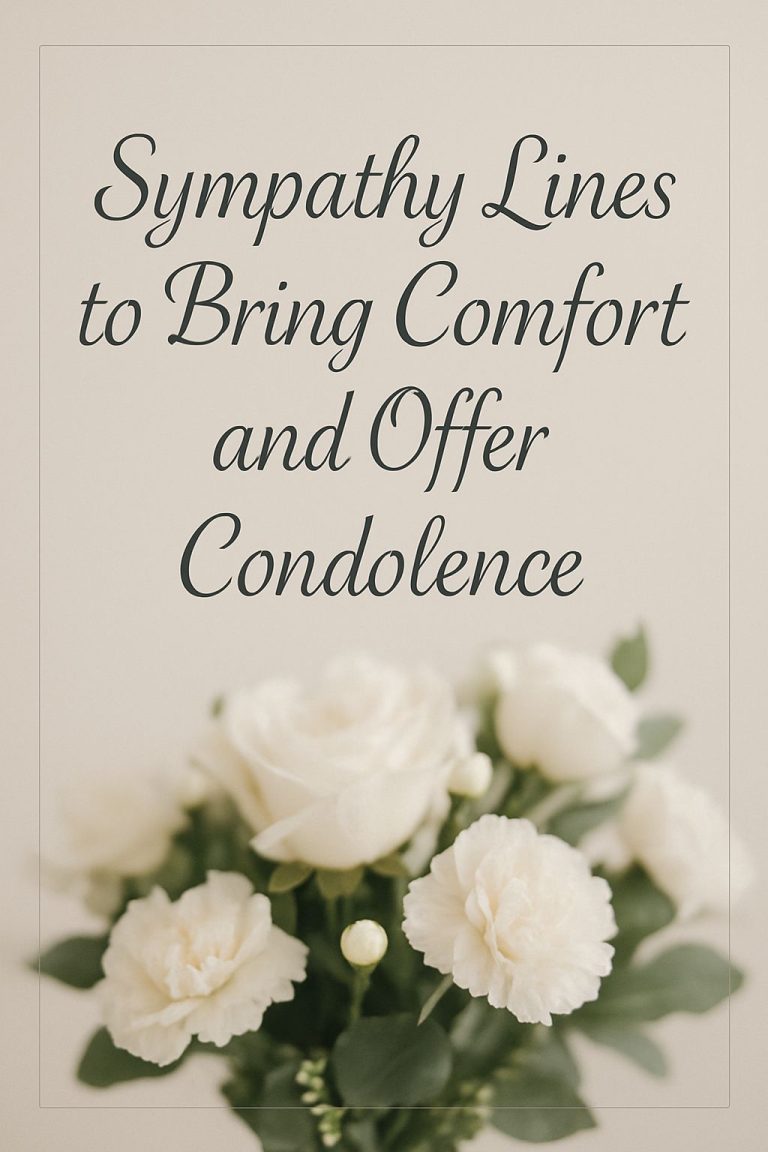 37+ Sympathy Lines to Bring Comfort and Offer Condolence